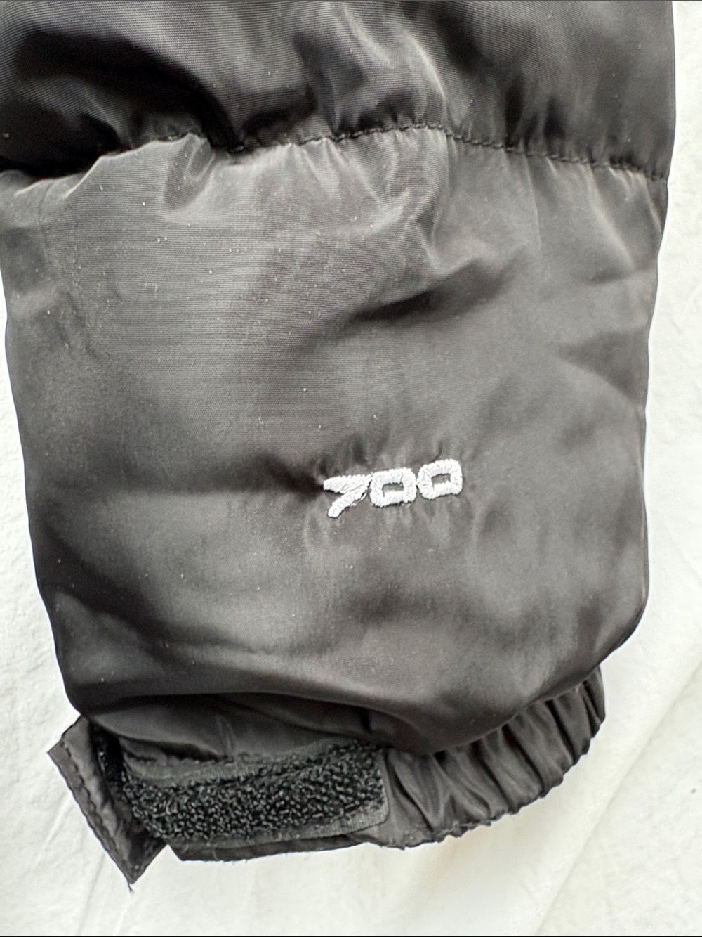 North Face 1996 Nuptse 700 Down Puffer Jacket Women’s Small Black - Picture 4 of 11